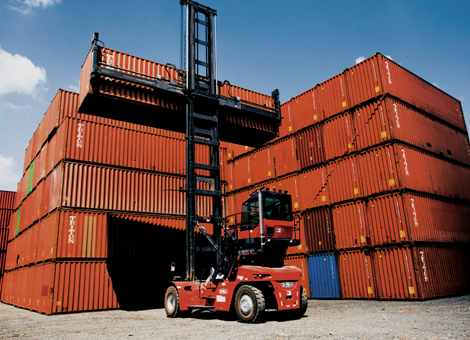 Empty Container Handler For Forklift