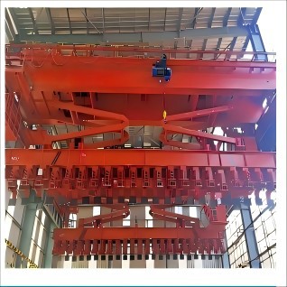 Anodo anglies krovimo viršutinis kranas